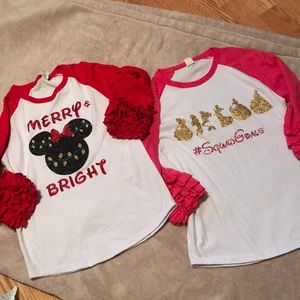Girls Disney customized tops❌❌sold❌❌